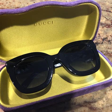 used gucci glasses|authentic Gucci sunglasses excellent condition.